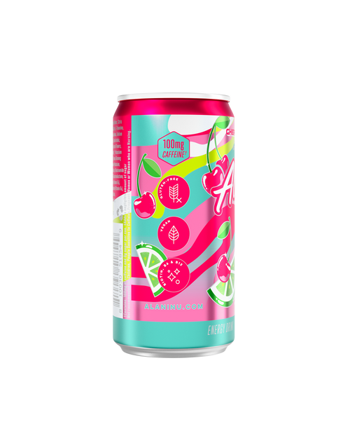 Cherry Twist Mini Energy can and package details